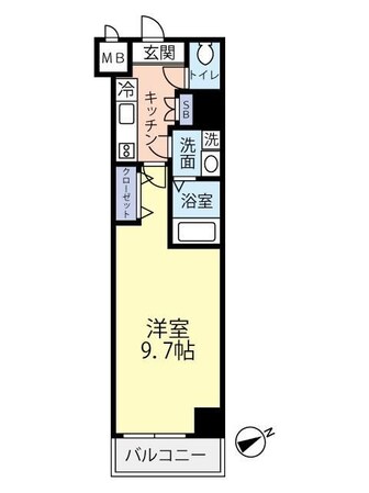 グランヴァン東中野IIIの物件間取画像